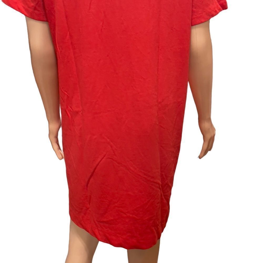 Everlane Red T-Shirt Dress - Picture 7 of 13